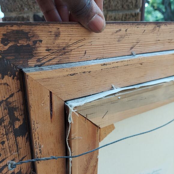 W.Dawson Original Oil Painting of Rabbi Jewish Art Certified Custom Frame - Picture 7 of 9